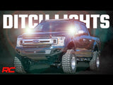 LED Light | Ditch Mount | 2" Black Pair | Spot | Ford F-150 /F-150 Lightning | 2015-2022