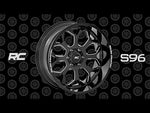 Rough Country 96 Series Wheel | One-Piece | Gloss Black | 22x10 | 6x135 | -19mm | 2009-2022