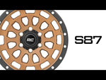 Rough Country 87 Series Wheel | Simulated Beadlock | Bronze/Black | 17x8.5 | 6x5.5 | +0mm | 1999-2006