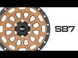 Rough Country 87 Series Wheel | Simulated Beadlock | Bronze/Black | 17x8.5 | 6x5.5 | +0mm | 1999-2006