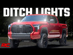 LED Light | Ditch Mount | 2" Black Pair | Amber DRL | Toyota Tundra | 2022-2022