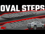 Oval Nerf Step | Crew Cab | Black | Toyota Tundra 2WD/4WD | 2007-2021