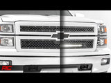 Mesh Grille | 30" Single Row LED | Black | Chevy Silverado 1500 | 2014-2015