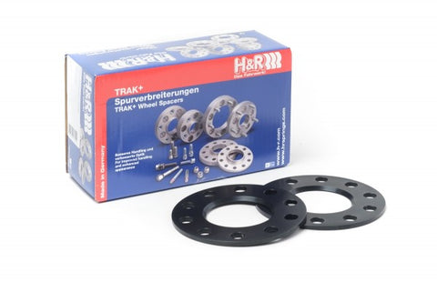 H&R 5.0mm DR Type TRAK+ Wheel Spacers - Black 1075725SW HR1075725SW