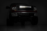 Mesh Grille | 30" Dual Row LED | Chrome | White DRL | Ford F-150 | 2009-2014