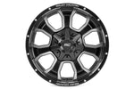 Rough Country 93 Series Wheel | One-Piece | Machined Black | 20x9 | 6x5.5/6x135 | 0mm | 2002-2006