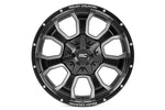 Rough Country 93 Series Wheel | One-Piece | Machined Black | 20x10 | 6x5.5/6x135 | -18mm | 2002-2006
