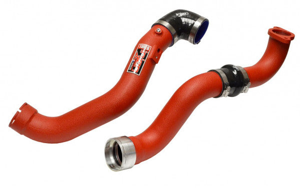Injen Intercooler Charge Pipes for 2016-2018 Chevrolet 6th Gen Camaro + 2013-2018 Cadillac ATS 2.0L Turbo - (Wrinkled Red) SES7300ICPWR