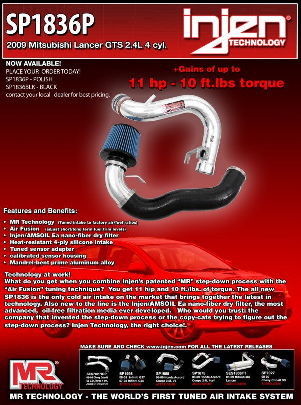 Injen SP Series Intake System - Polished SP1836P INJSP1836P