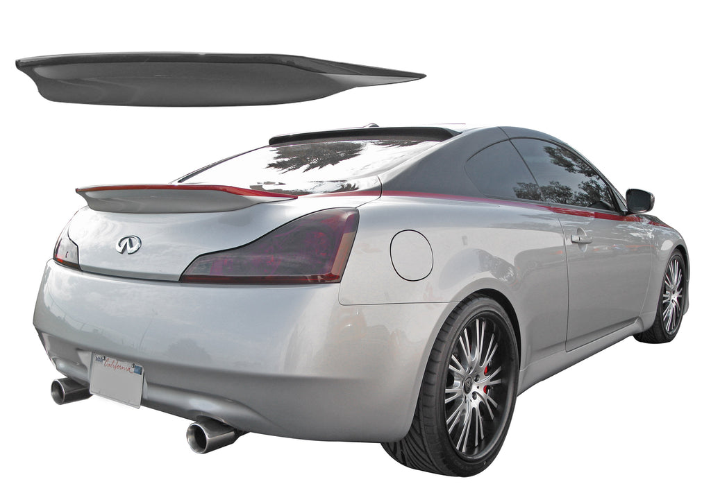 Carbon Fiber Car Rear Spoiler Rear wing fit for INFINITI G Series G37 V36  Q60 2 DOOR COUPE MODEL 2008-2013 Spoilers & Wings - AliExpress