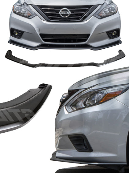 2016-2018 Nissan Altima Front Splitter [Matte Black] - KB13152