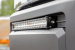 LED Light | Bumper Mount | 30" Chrome Single Row | Toyota Tundra | 2014-2021