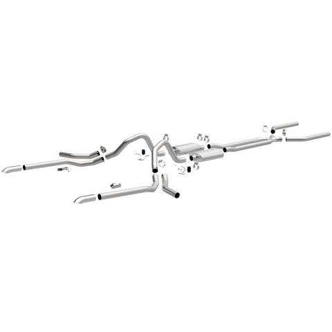Magnaflow Stainless Steel Crossmember-Back Exhaust - Multiple Exit Options 15165