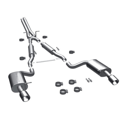 Magnaflow Stainless Steel Cat-Back Exhaust - Dual Split Rear Exit 16493 MA16493