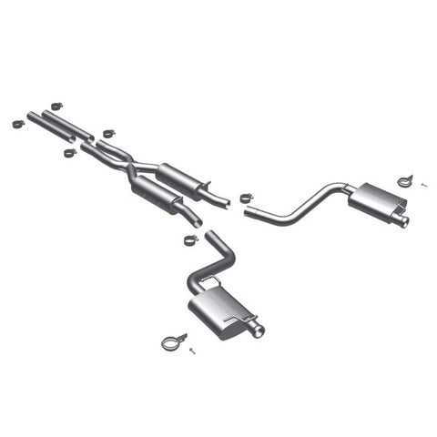 Magnaflow Stainless Steel Cat-Back Exhaust Systems - Dual Split Rear Exit 16514 