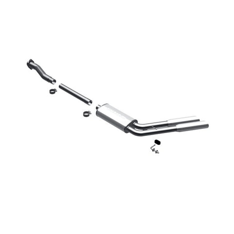 Magnaflow Stainless Steel Cat-Back Exhaust - Dual Same Side Exit Before Rear Tir