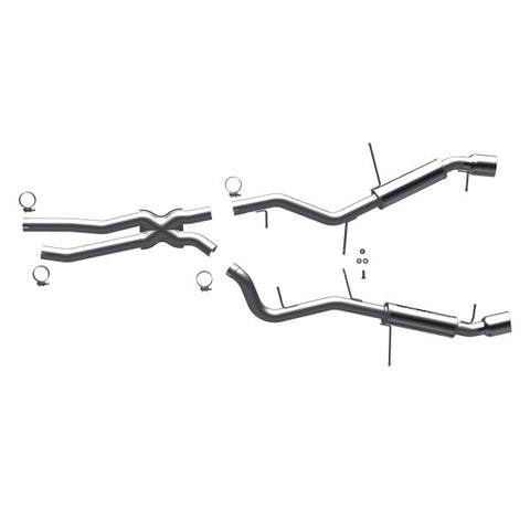 Magnaflow Stainless Steel Cat-Back Exhaust - Dual Split Rear Exit 16542 MA16542