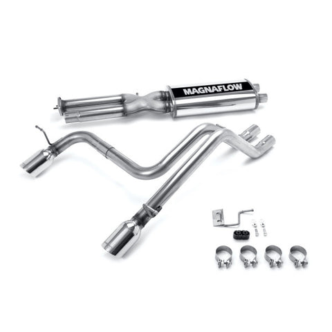 Magnaflow Stainless Steel Cat-Back Exhaust - Dual Split Rear Exit 16673 MA16673