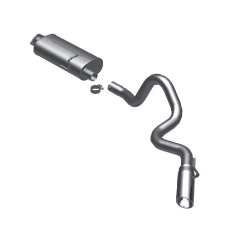 Magnaflow Stainless Steel Cat-Back Exhaust - Single Driver Side Rear Exit 16711 