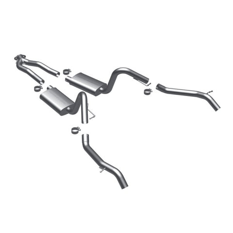 Magnaflow Stainless Steel Cat-Back Exhaust - Dual Split Rear Exit 16828 MA16828