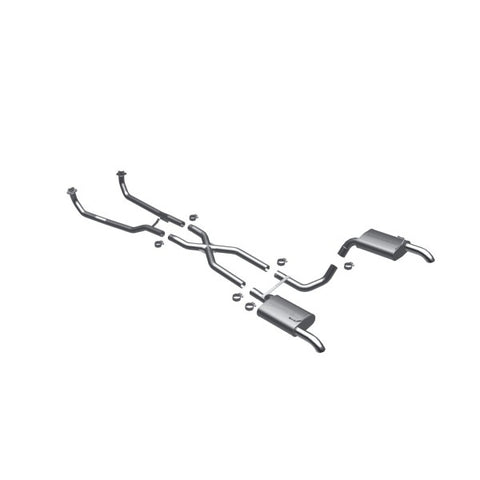 Magnaflow Stainless Steel Cat-Back Exhaust - Dual Split Rear Exit 16842 MA16842