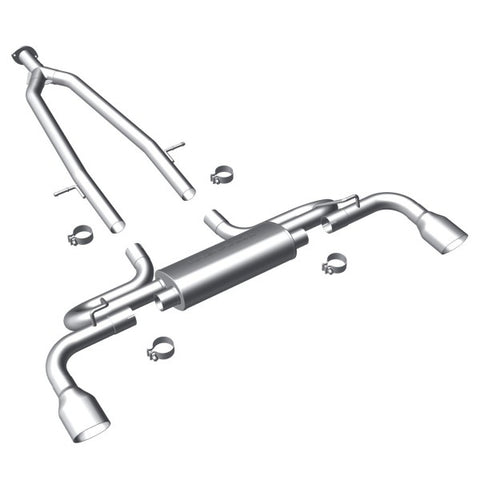Magnaflow Stainless Steel Cat-Back Exhaust - Dual Split Rear Exit 16917 MA16917