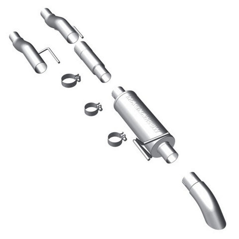 Magnaflow Stainless Steel Cat-Back Exhaust - Single Side In Front Of Rear Tire E