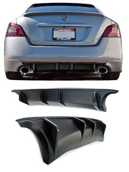 2009-2015 Nissan Maxima Rear Diffuser [Matte Black] - KB127418MB