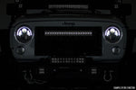 Mesh Grille | 30" Dual Row LED | Black | Amber DRL | Ford F-150 | 2015-2017