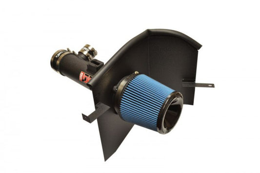 2016-2017 Nissan Titan Air Intake - (Short Ram w/ Dry Filter & Shield) Wrinkle Black [NON XD] - Injen PF1953WB