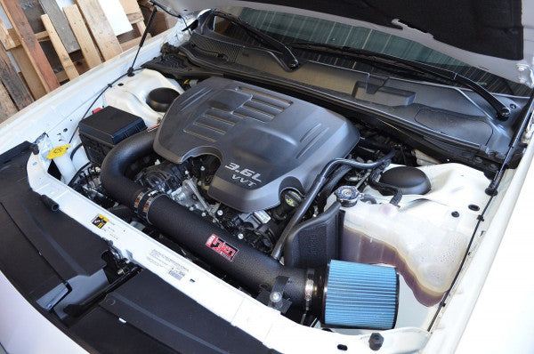 2011-2015 Chrysler 300 / Dodge Challenger, Charger 3.6L PowerFlow Intake  System - Wrinkle Black PF5072WB