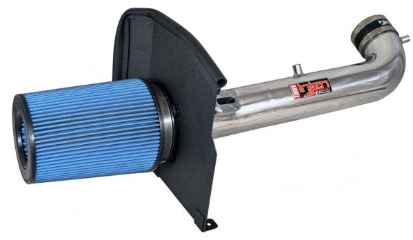 2014-2017 GMC Sierra/Chevrolet Silverado Air Intake - (Short Ram w/Dry Filter) Wrinkle Black [6.2L] - Injen PF7064WB