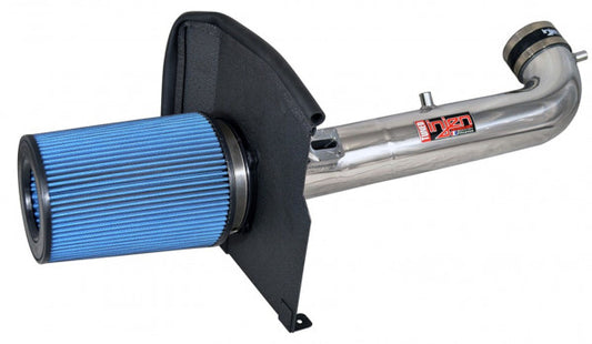 2014-2017 GMC Sierra/Chevrolet Silverado Air Intake - (Short Ram w/Dry Filter) Wrinkle Black [6.2L] - Injen PF7064WB