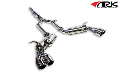 ARK Hyundai Genesis Coupe 2.0T Grip Exhaust System w/ Polished Tips SM0702-0103G