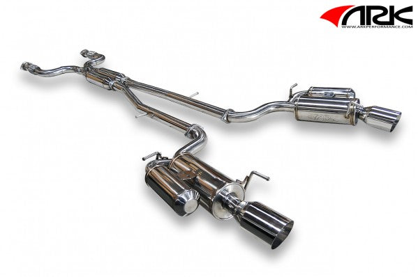 ARK 2007-2013 Infiniti G35, G37 Sedan Grip Exhaust System w/ Polished Tips SM110