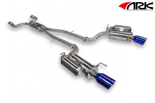 ARK 2007-2013 Infiniti G35, G37 Sedan Grip Exhaust System w/ Tecno Tips SM1103-0
