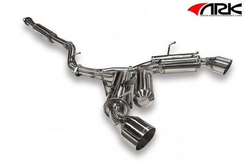ARK Scion FR-S / Subaru BRZ Grip Exhaust System w/ Polished Tips SM1202-0113G