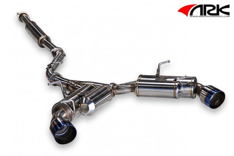 ARK Scion FR-S / Subaru BRZ Grip Exhaust System w/ Burnt Tips SM1202-0213G