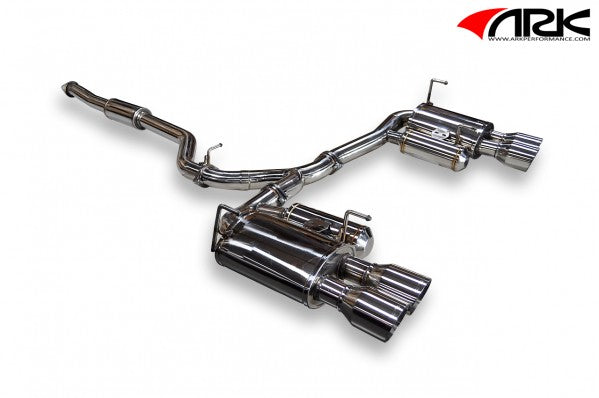 ARK 2011-2014 Subaru WRX, STI Sedan DT-S Exhaust System w/ Polished Tips SM1302-