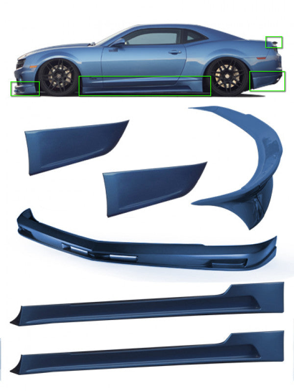 21-213 Chevy Camaro SS 6-Piece Body Kit with Front Lip Spoiler
