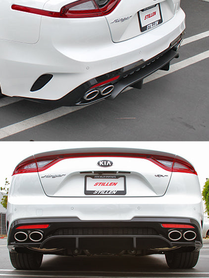 2018-2021 Kia Stinger GT (AWD/RWD 3.3TT) Rear Diffuser [Unpainted] - KB26002