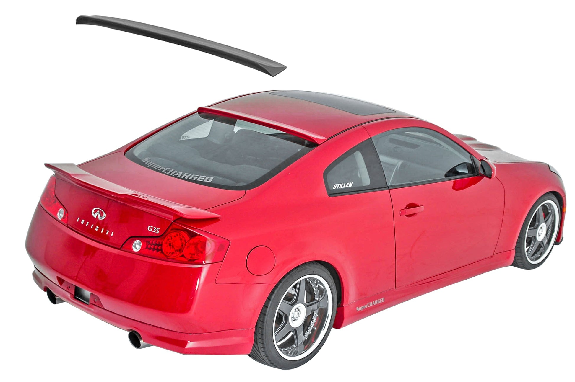 2003-2007 Infiniti G35 Coupe Roof Spoiler [Matte Black] - 1036050MB